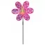 Вітрячок дитячий BabyToys MR 0664-1 квітка 29см, 6 кольорів