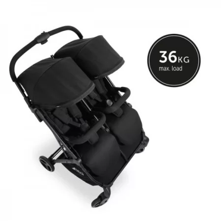 Детская коляска для двойни Hauck Swift X Duo черный 50004-0