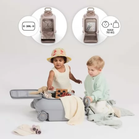 Детский чемодан-каталка Kinderkraft Cabby Gold KACABB00GLD0000