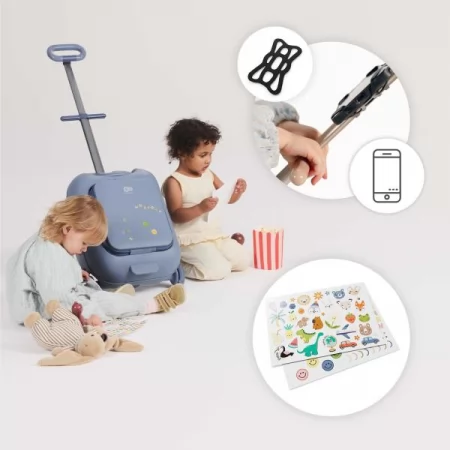 Детский чемодан-каталка Kinderkraft Cabby Gold KACABB00GLD0000
