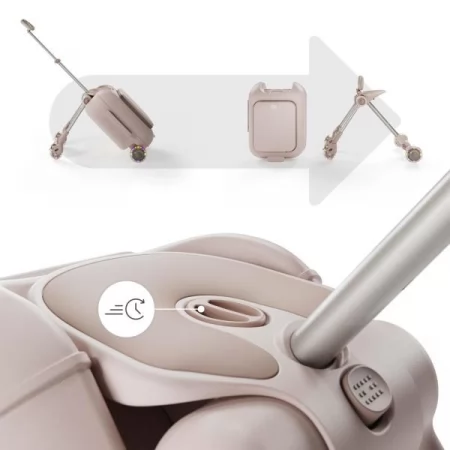 Детский чемодан-каталка Kinderkraft Cabby Gold KACABB00GLD0000