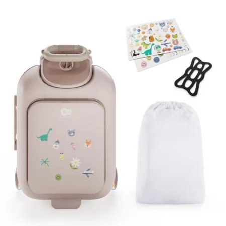 Детский чемодан-каталка Kinderkraft Cabby Gold KACABB00GLD0000