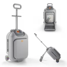 Детский чемодан-каталка Kinderkraft Cabby Grey KACABB00GRY0000 