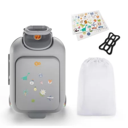 Детский чемодан-каталка Kinderkraft Cabby Grey KACABB00GRY0000