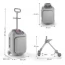 Детский чемодан-каталка Kinderkraft Cabby Grey KACABB00GRY0000