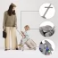Детский чемодан-каталка Kinderkraft Cabby Grey KACABB00GRY0000
