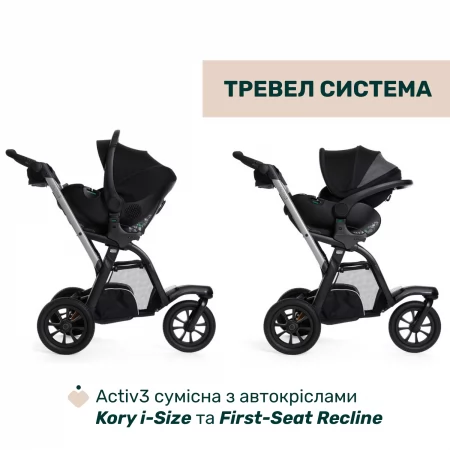 Коляска 2 в 1 Activ3 New арт. 87154.54.01 колір Сірий