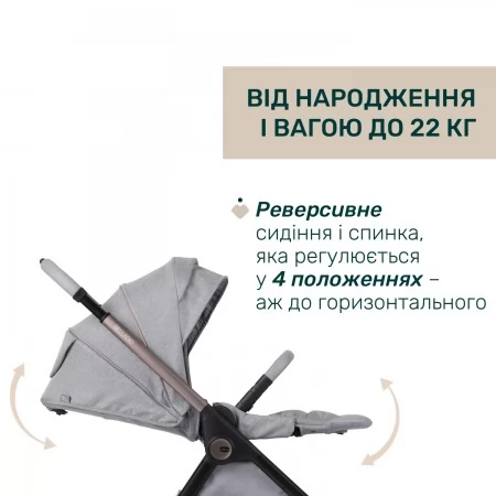 Коляска 2 в 1 Bellagio 2 арт. 87183.40.01 цвет Серый