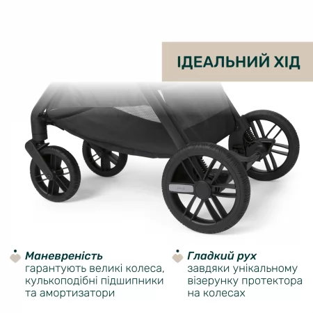 Коляска 2 в 1 Bellagio 2 арт. 87183.45.01 колір Чорний