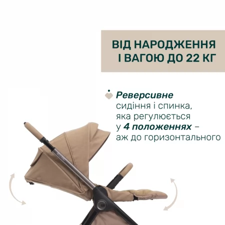 Коляска 2 в 1 Bellagio 2 арт. 87183.52.01 цвет Бежевый