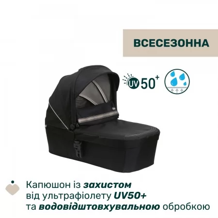 Коляска 2 в 1 Seety арт. 87097.07.01 колір Чорний
