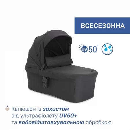 Коляска 2 в 1 Seety арт. 87097.31.01 колір Чорний