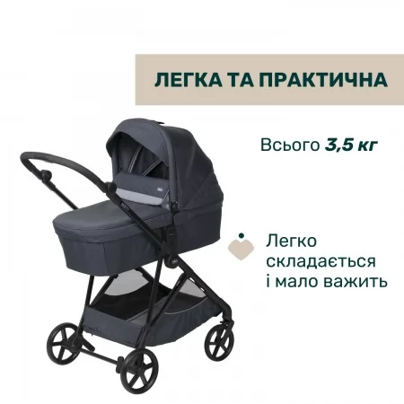 Коляска 2 в 1 Seety арт. 87097.53.01 цвет Серый