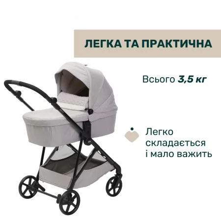 Коляска 2 в 1 Seety арт. 87097.70.01 колір Сірий