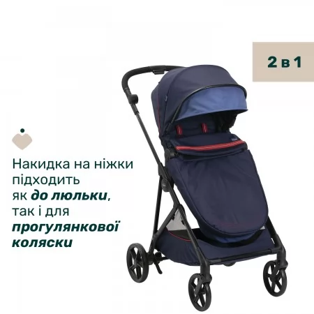 Коляска 2 в 1 Seety арт. 87097.79.01 колір Синій
