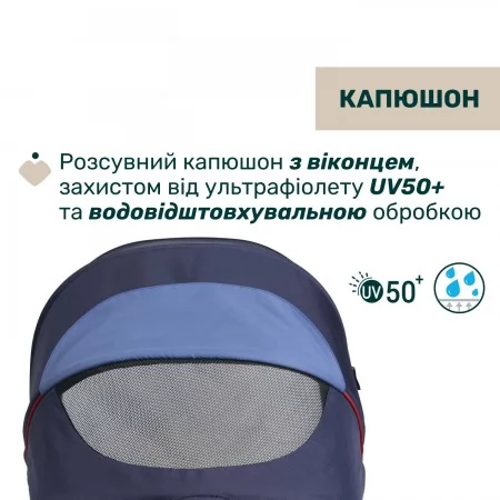 Коляска 2 в 1 Seety арт. 87097.79.01 колір Синій