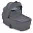 Коляска детская 2в1 ME 1126 GENESIS Asphalt Gray люлька+прогул.блок, дождевик, моск.сетка, сумка, алюмин, серый