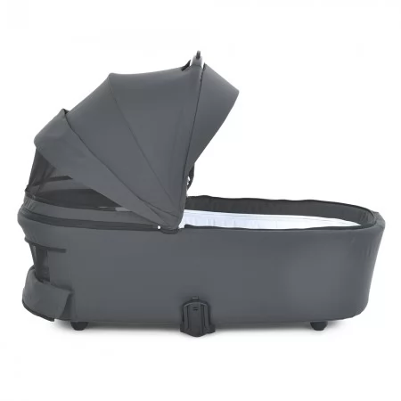 Коляска детская 2в1 ME 1126 GENESIS Asphalt Gray люлька+прогул.блок, дождевик, моск.сетка, сумка, алюмин, серый
