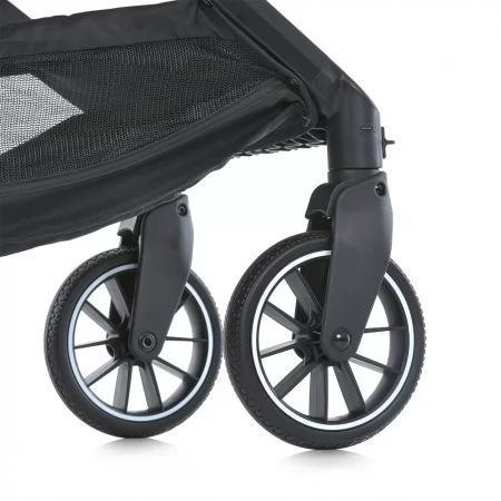 Коляска детская 2в1 ME 1126 GENESIS Asphalt Gray люлька+прогул.блок, дождевик, моск.сетка, сумка, алюмин, серый