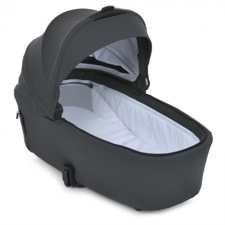 Коляска детская 2в1 ME 1126 GENESIS Asphalt Gray люлька+прогул.блок, дождевик, моск.сетка, сумка, алюмин, серый