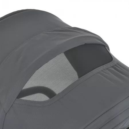 Коляска детская 2в1 ME 1126 GENESIS Asphalt Gray люлька+прогул.блок, дождевик, моск.сетка, сумка, алюмин, серый