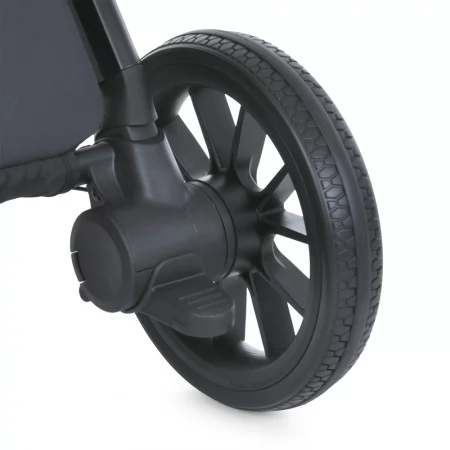 Коляска детская 2в1 ME 1126 GENESIS Asphalt Gray люлька+прогул.блок, дождевик, моск.сетка, сумка, алюмин, серый