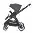 Коляска детская 2в1 ME 1126 GENESIS Asphalt Gray люлька+прогул.блок, дождевик, моск.сетка, сумка, алюмин, серый
