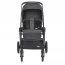 Коляска детская 2в1 ME 1126 GENESIS Asphalt Gray люлька+прогул.блок, дождевик, моск.сетка, сумка, алюмин, серый