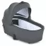 Коляска детская 2в1 ME 1126 GENESIS Asphalt Gray люлька+прогул.блок, дождевик, моск.сетка, сумка, алюмин, серый