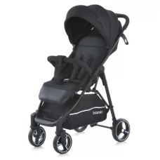 Коляска детская M 4249-2 Black Matt прогулянкова, книжка, чорний
