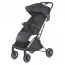 Коляска детская ME 1129 LINK Black Striped прогулочная, книжка, 3 пол. спинки, чехол, дожд, черный
