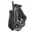 Коляска детская ME 1129 LINK Black Striped прогулочная, книжка, 3 пол. спинки, чехол, дожд, черный