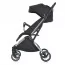 Коляска детская ME 1129 LINK Black Striped прогулочная, книжка, 3 пол. спинки, чехол, дожд, черный