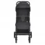 Коляска детская ME 1129 LINK Black Striped прогулочная, книжка, 3 пол. спинки, чехол, дожд, черный