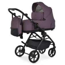 Коляска універсальна 2в1 El Camino CHLOE ME 1191-1 Plum Wine люлька+прогул.блок, підскл., сумка, дощовик, моск.сітка, чохол, бордо