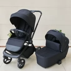 Коляска универсальная 2в1 ME 1091-1 PERSONA Total Black трубка+прогул. блок, рюкзак, дождевик, моск.сетка, черная рама, черный Коляска универсальная 2в1 ME 1091-1 PERSONA Total Black трубка+прогул. блок, рюкзак, дождевик, моск.сетка, черная рама, черный