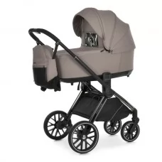 Коляска універсальна 2в1 El Camino PRESTIGE ME 1124-3 Taupe Beige люлька+прогул.блок,хром.рама, 2 дощовика, моск.сітка,рюкзак,алюмин, бежевий