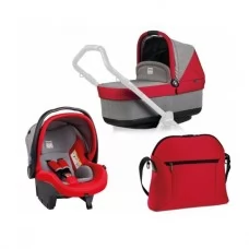 Набір Peg-Perego Pop-Up люлька Navetta Pop-Up, автокрісло Primo Viaggio SL, сумка Borsa червоний з сірим IPMS010062MF53DX79 