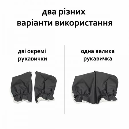 Рукавички-муфта для коляски Hauck Grab Me 61849-3 Рукавички-муфта для коляски Hauck Grab Me 61849-3