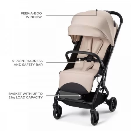Прогулочная коляска Kinderkraft Indy 3 Misty Beige KSINDY03BEG0000