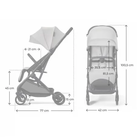 Прогулочная коляска Kinderkraft Indy 3 Urban Grey KSINDY03GRY0000 Прогулочная коляска Kinderkraft Indy 3 Urban Grey KSINDY03GRY0000
