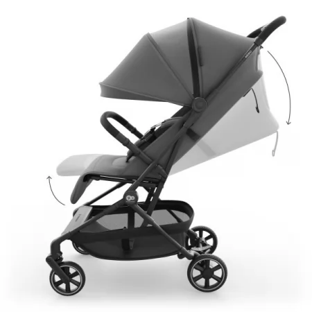 Прогулочная коляска Kinderkraft Nebo Platinum Grey Beige KSNEBO00GRY0000 Прогулочная коляска Kinderkraft Nebo Platinum Grey Beige KSNEBO00GRY0000
