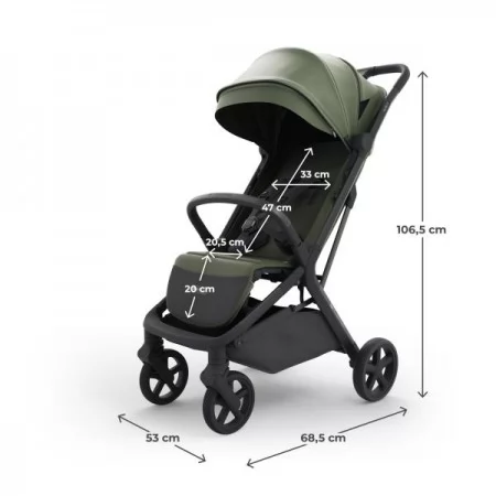 Прогулянкова коляска Kinderkraft Nubi 3 Mystic Green KSNUBI03GRE0000