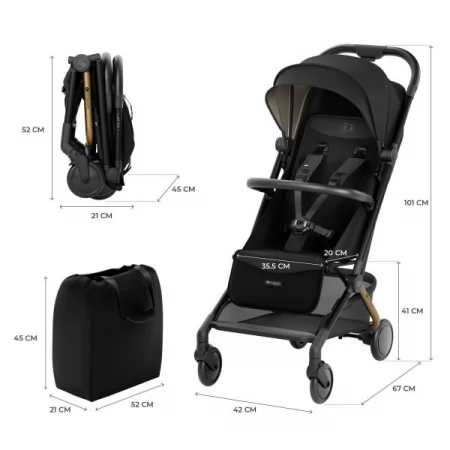 Прогулочная коляска Kinderkraft Pilot 2 Midnight Black SPILO02BLK0000 Прогулочная коляска Kinderkraft Pilot 2 Midnight Black SPILO02BLK0000