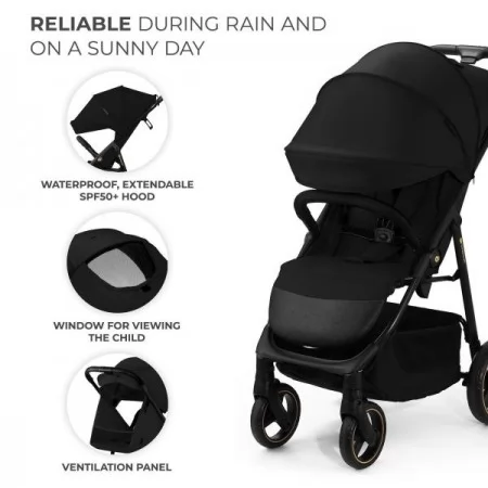 Прогулянкова коляска Kinderkraft Trig 3 Onyx Black KSTRIG03BLK0000