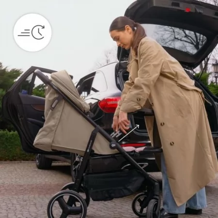 Прогулянкова коляска Kinderkraft Trig 3 Tray Grey KSTRIG03GRY000T