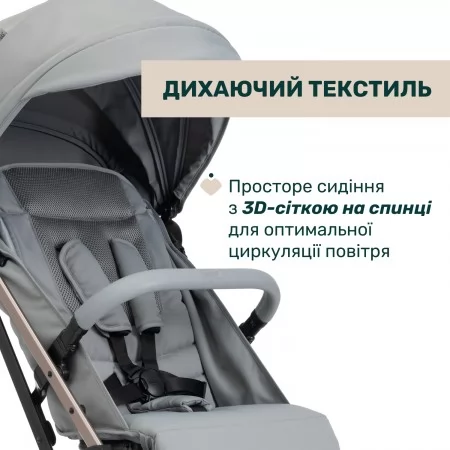 Прогулянкова коляска Dolomiti арт. 87163.12 колір Сірий