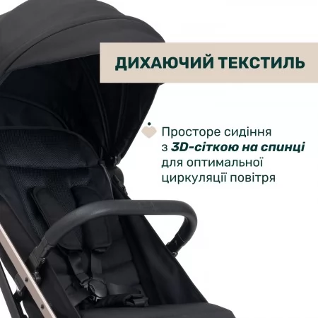 Прогулянкова коляска Dolomiti арт. 87163.94 колір Чорний Прогулянкова коляска Dolomiti арт. 87163.94 колір Чорний