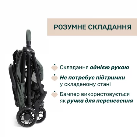 Прогулочная коляска Urbino арт. 87138.75 цвет Оливковый Прогулочная коляска Urbino арт. 87138.75 цвет Оливковый