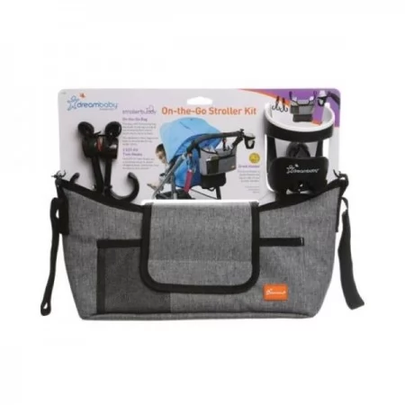 Сумка для коляски DreamBaby с акссесуарами серый джинс G2285